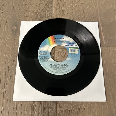Patti La Belle Michael Mcdonald - On My Own; Stir It Up - Vinyl Record 45 RPM EX