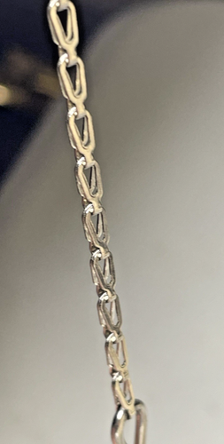 Vintage Barlow FORD Logo Employee Chrome Metal Retractable Key Chain Lanyard - Picture 7 of 8
