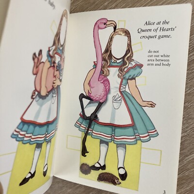 【希少・美品】1935年アメリカの小さな絵本 お人形さん達のTEA PARTY Storybook Paper Doll Lot: Three Little Pigs, Merrimack 1981
