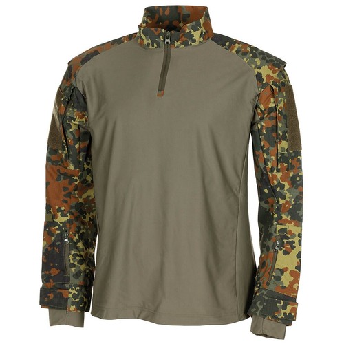 Sweat-shirt Tactique Militaire Homme MFH - Camouflage BW, 60% Coton 40% Polyester, Taille Régulière