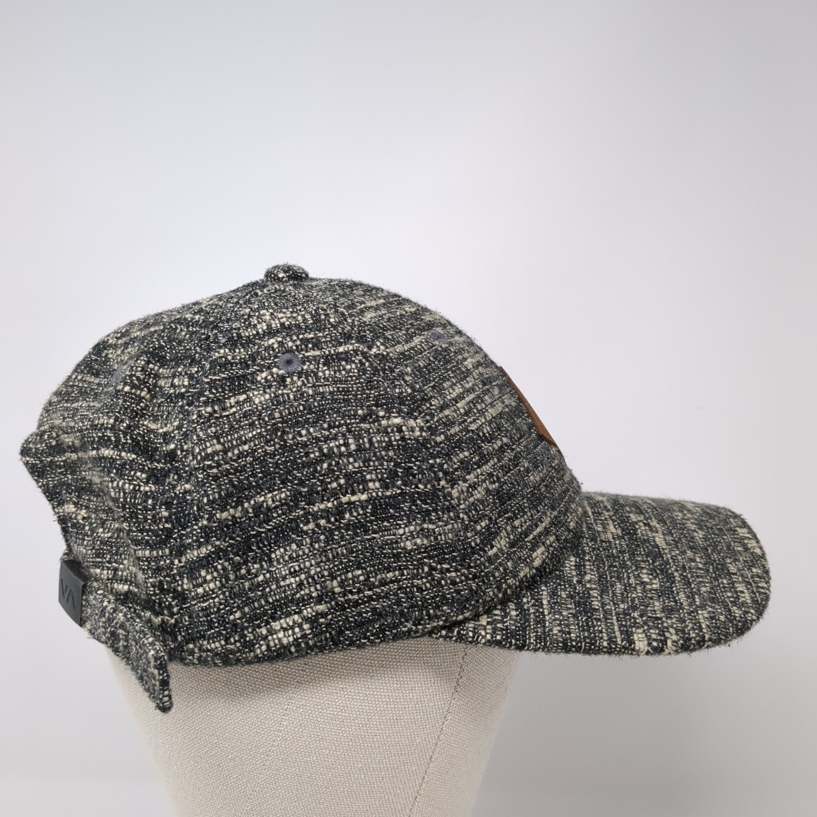 RVCA Leather Patch Slideback Hat Multi One Size S… - image 4