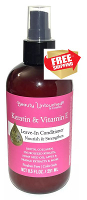 Beauty Untouched Keratin & Vitamin E Leave in Conditioner Nourish & Strenghen