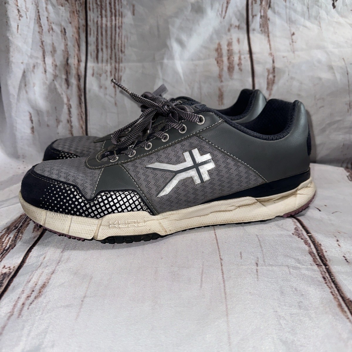 Kuru Quantum 2.0 Shoe Wmn sz 10 Mesh Walk Jog Run Gray Purple