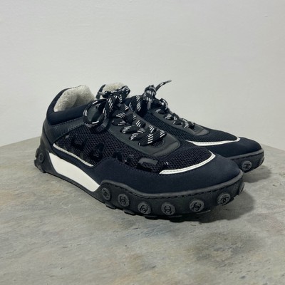 chanel black sneakers womens