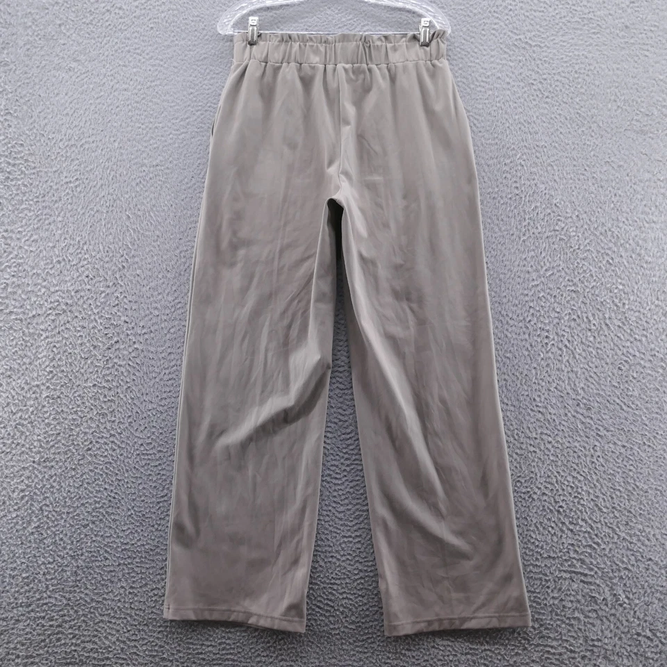 Joie Mujer Pierna Ancha Bolsa de Papel Pantalones Medianos Beige Tirar de tiro alto Boho Foto 2 de 4