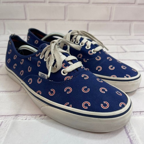 cubs vans slip ons