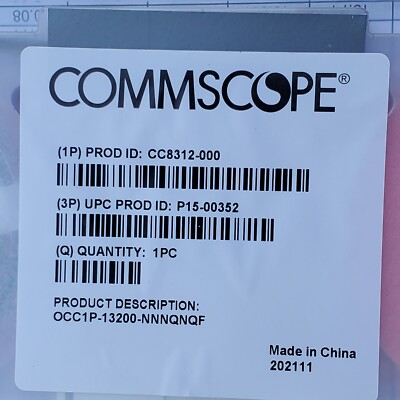 COMMSCOPE CC8312-000  OCC1P-13200-NNNQNQF Optical Waveguide Modul 1x32 Splitter 