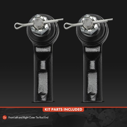 2Pcs Front Outer Side Tie Rod End for Toyota Tacoma 1995 1996-2004 4504639285 - Picture 3 of 9