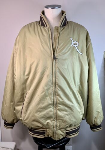 Vintage Y2K Rocawear Hip Hop Rap Streetwear Gold S