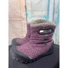 Bogs SMOC DASH Dura Fresh Kids Girls Youth US4 Purple Fabric Upper