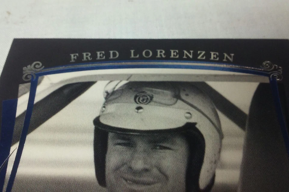 Fred Lorenzen 2006 Press Pass Legends #1371/1999 Checklist Card RARE Nascar - Image 3 of 4