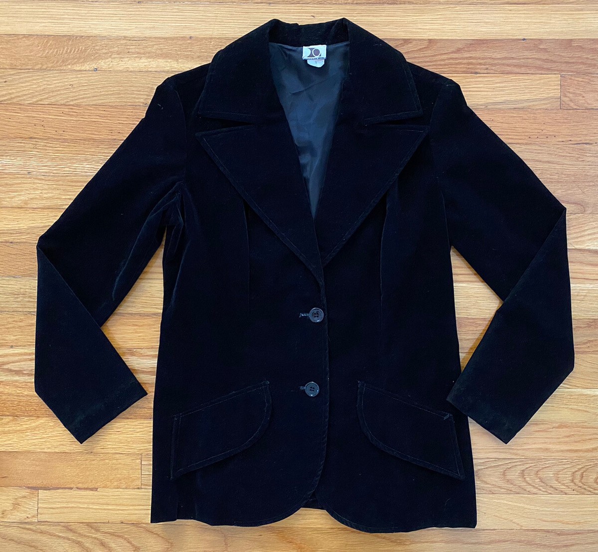 70s ILGWU 牛柄 フーデッドコート 総柄 USA製