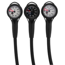 Scuba Force Finimeter Slim Line SF2 Oxygen mit 90 cm HP- Schlauch