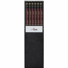Uni Wooden Pencil, F, Box of 12 HUF From Japan