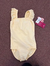 Motionwear Yellow Leotard Style 2167 Size MC 8-10 