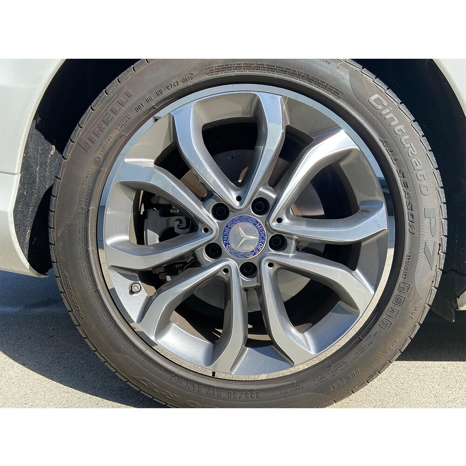 Conjunto de decoração de tampas de cubo de roda aro placa de aço plana universal acabamento cromado 16" - Imagem 2 de 4