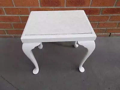 Queen Anne White Stool Bedroom Dressing Table Room Chair Queen Anne White Stool Bedroom Dressing Table Room Chair