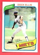 1980 Topps #117 Dock Ellis - NRMT