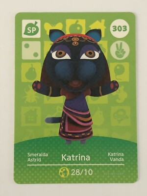 Carte Amiibo Animal Crossing 307 Carla / Gracie Holo [EUR] Série 4 Near