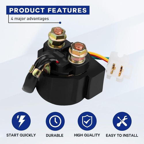 Starter Relais Solenoid, Muldenkipper Solenoid, Motorrad Starter Solenoid Relais Passend für Starter Relais Solenoid, Muldenkipper Solenoid, Motorrad Starter Solenoid Relais Passend für