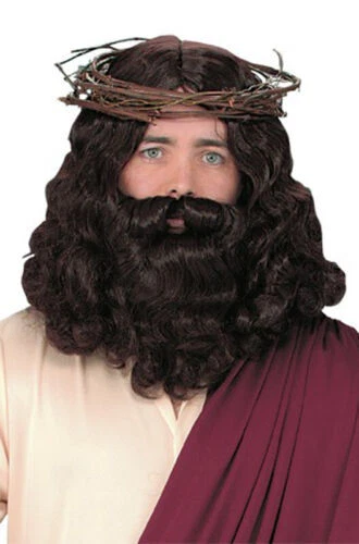 Disfraz religioso Fun World pelucas y vello facial