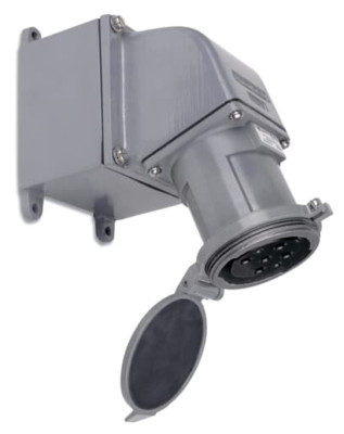Russellstoll Female Receptacle 30A 3 Pole 4 Wire  440V 60Hz DS3421FRAB0 NOS USA