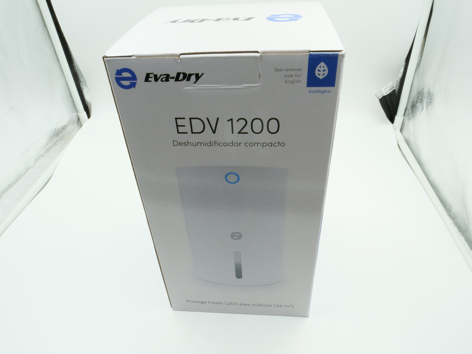 EvaDry EDV1200 Compact Dehumidifier Powerful Ergonomic Mini Eco
