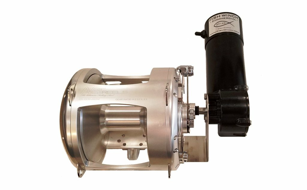 commercial fishing reel for sale HX 50 Saltwater Conventional (2 Speed) Trolling Increased efficiency from new technology allows high performance with 12 volts D.C Commercial Electric Fishing Reel |