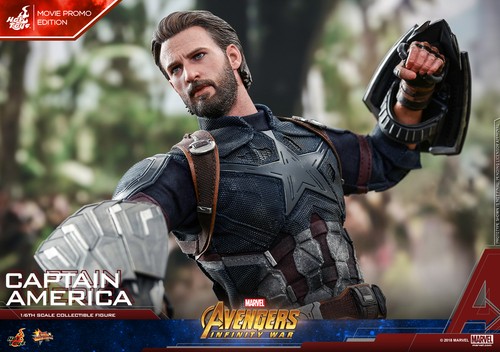 Hot Toys MMS481 Captain America Movie Promo Edition Action Figure - Picture 4 of 6
