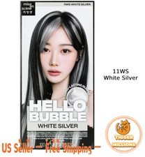 [US Seller] Mise En Scene Hello Bubble Hair Dye # 11WS White Silver Korean New