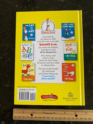 Seuss 123 numbers bright and early beginner hardcover Book