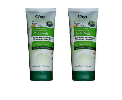 Handcreme Cien Care mit natürlicher Kamille 2 x 100 ml Packung 2 x 3,38 Oz