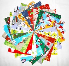 80 5 cali Boże Narodzenie #1 Charm Pack Tkaniny Kwadraty, 4 po każdy, 20 kolorystyk!!