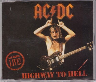 AC/DC   Highway To Hell (All Music Live!) - 3 Track Maxi CD 1992 ATCO Records