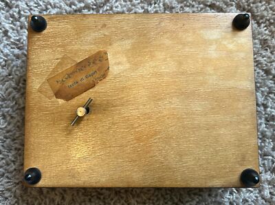 Reuge オルゴール Isola di Capri Vintage Reuge Italian Inlaid Wooden Music Box Isola di Capri Swiss