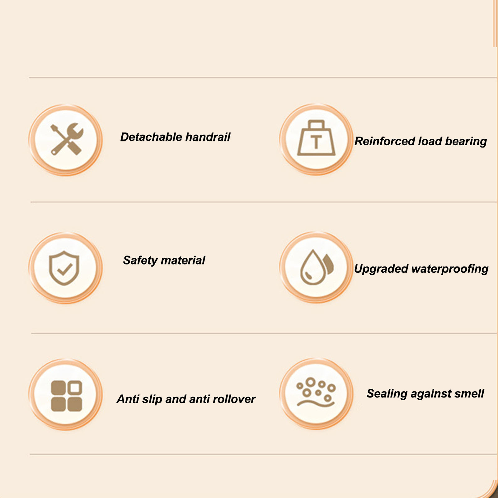 Commode Chair Portable Toilet Detachable Armrest Adjust Height Bedside