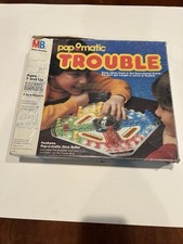 Trouble Pop O Matic Board Game 1986 Milton Br...