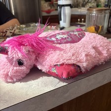 Pillow Pets Unicorn Sleep Time Lites Light Up Starry Night Bed Pal Works