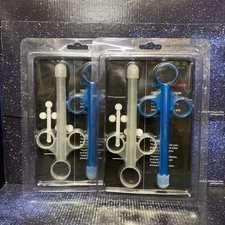 2 X 2pc Lubricant Launcher Lube Shooter Injector Applicator Syringe, Size 6.5 in