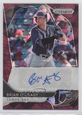 2020 Panini Prizm Rookie Burgundy Cracked Ice 5/25 Brian O'Grady Auto 0q0m