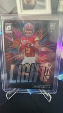 2024 Panini Donruss Optic Jayden Daniels Rookie Light It Up Insert RC #8