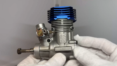 O.S. MAX 50 SX-H RC Helicopter Engine – Near Mint – Clean - From