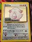 Chansey 003/102 Base Set Holo Rare Vintage Pokemon Card - HP - SHIPS TODAY