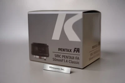 Appareil photo PENTAX smc PENTAX-FA 50mm F1.4 Classic Standard Angle Lens... - Photo 1/4