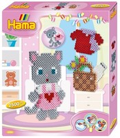 Hama BÜGelperlen Geschenkpackung Anziehkatze BÜGELPERLEN-SET Midi Neu Ovp