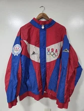 Vintage 90s USA Olympic Team 1994 Windbreaker Apex One Size XL