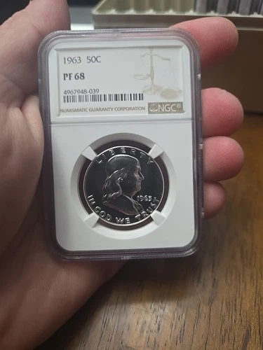 1963 Franklin Half Dollar PF68