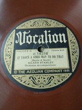 78 RPM Aileen Stanley VOC 14216 It Takes a Good Man To Do That 