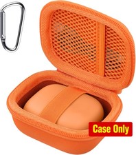 Hard Case for Beats Powerbeats Pro 2 with Carabiner Clip, Orange Color
