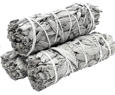 White Sage Smudge Sticks 3er Pack | Neujahr Reinigung | Natürliche Energiereinigung